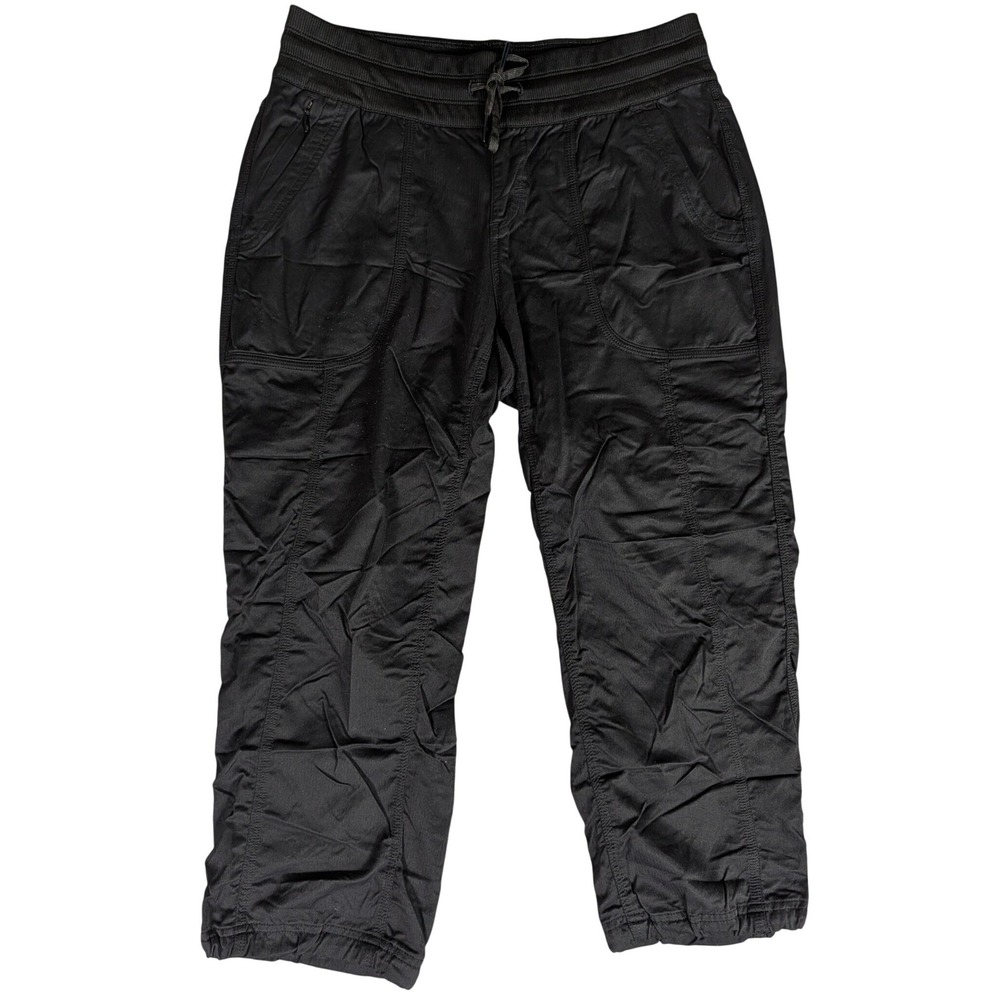 The North Face Aphrodite Capri Pants Womens M Black Hiking Outdoor Excellent